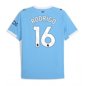 Fotbalové Dres Manchester City Rodri Hernandez #16 Domácí Oblečení 2025-26 Krátký Rukáv